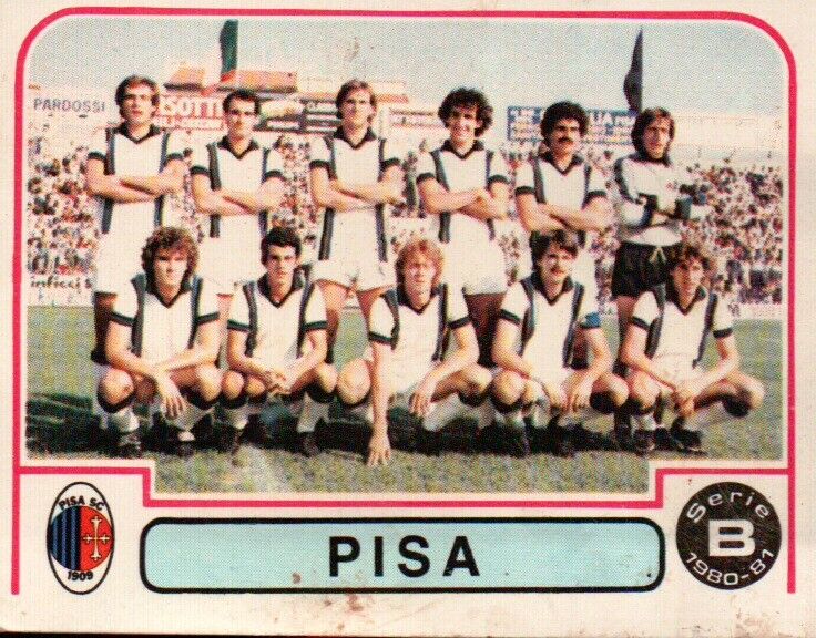 PISA CALCIO FLASH 1981-82 Lampo Figurina-Sticker n 336 New 