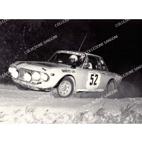 -- 14a Rally Ruota d'Oro 1976 - LANCIA FULVIA - CONCORRENTE N°52 - 24 X 18 CM -