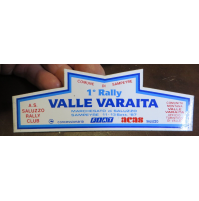 - ADESIVO - 1° RALLY VALLE VARAITA - SALUZZO 1987