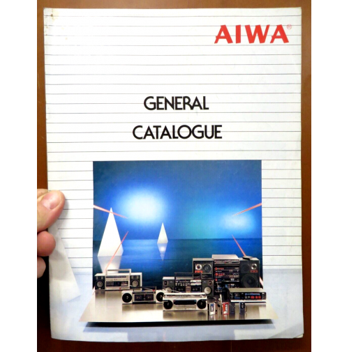 - BROCHURE DEPLIANT - AIWA GENERAL CATALOGUE - ANNI '80