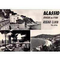 - CARTOLINA DI ALASSIO - ANNI '60 - ALBERGO S. LUCIA -