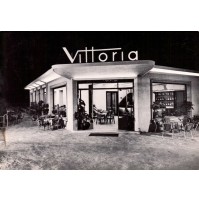 - CARTOLINA DI ALASSIO - VG 1955 - RISTORANTE VITTORIA -