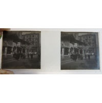 - LASTRA FOTOGRAFICA - TORINO 1926 - FESTA DEI VINI / PIAZZA CARLO ALBERTO -