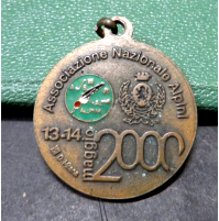 -- MEDAGLIA RADUNO ASSOCIAZIONE NAZIONALE ALPINI - BRESCIA 2000 -
