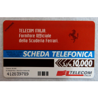 - SCHEDA TELEFONICA LIRE 10000 - TELECOM ITALIA E FERRARI - NUOVA -