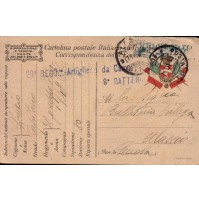 10/10/1917 - FRANCHIGIA IN POSTA MILITARE - 30° GRUPPO OBICI -