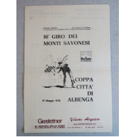 16° GIRO DEI MONTI SAVONESI - 1978 -