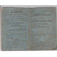 1872 CONSIGLI AI BALNEANTI  MODO DI SOCCORRERE I SOMMERSI LIVORNO GENOVA 16-93