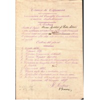 1897 COMUNE CAPRAUNA CUNEO CONVOCAZIONE CONSIGLIO COMUNALE FIRMA SINDACO 1-162