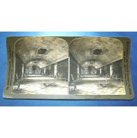 1902 - ANTICA FOTOGRAFIA CARTONATA STEREOSCOPICA - ROYAL PALACE COPENHAGEN - 