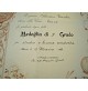 1912 COLLEGIO MUNICIPALE DI ALASSIO - DIPLOMA MEDAGLIA DI 3° GRADO N. DELBUONO 