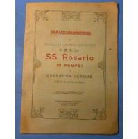 1912  SS. ROSARIO DI POMPEI IN CASANOVA LERRONE - INAUGURAZIONE GRUPPO ARTISTICO