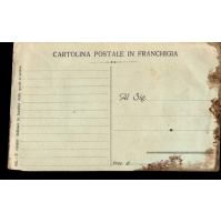 1916 CARTOLINA POSTALE IN FRANCHIGIA X PAPA' DI BONEFRO -