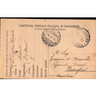 1916 - FRANCHIGIA MILITARE DA SOLDATO DEL 212° FANTERIA X MAESTRO DI BONEFRO CB
