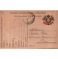 1917 FRANCHIGIA MILITARE REGIO ESERCITO DA 25a COLONNA MUNIZIONI 