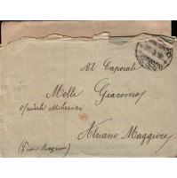 1918 LETTERA DA TOIRANO X MILITARE R. ESERCITO REPARTO MALARICI ALZANO MAGGIORE