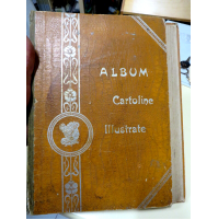1930ca - ALBUM PER CARTOLINE ILLUSTRATE - VUOTO