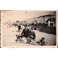 1930ca FOTO DI AMICI AL MARE  - TRIPOLI LIBIA - COLONIZZATORI ITALIANI .