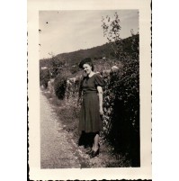 1930ca - FOTOGRAFIA DI ELEGANTE SIGNORA 