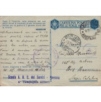 1943 FRANCHIGIA MILITARE X S.TEN. 348 Btg COSTIERO BIANCONOVO REGGIO CALABRIA