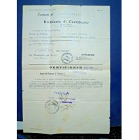 1945 COMUNE DI ZUCCARELLO - RICHIESTA CERTIFICATO PENALE USO 