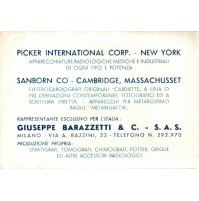 1950 CARTOLINA PUBBLICITARIA ADVERSITING - PICKER INTERNATIONAL NEW YORK C9-1521