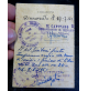 1951 - COMANDO TERRITORIALE DI BOLZANO - TESSERA TRIMESTRALE SOLDATO ESERCITO IT