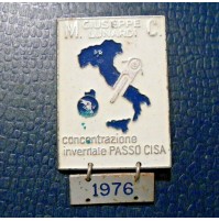 1976 PIN SPILLA - MOTO CLUB LUNARDI CONCENTRAZIONE INVERNALE PASSO CISA