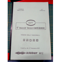 1977 - 6° RALLY VALLI IMPERIESI - RADAR / SCUDERIA IMPERIA CORSE