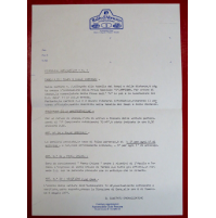 1977 - RALLY D'ABRUZZO INTERNAZIONALE - CIRCOLARE INFORMATIVA N.1 -