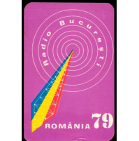 1979 - PICCOLO CALENDARIO TASCABILE - RADIO BUCURESTI / ROMANIA -