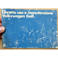 1982 - LIBRETTO USO E MANUTENZIONE VOLKSWAGEN GOLF -