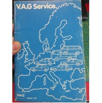 1982 - V.A.G. SERVICE VOLKSWAGEN - LIBRETTO AUTO