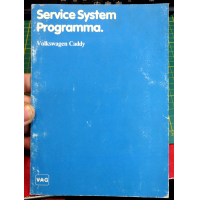 1983 - SERVICE SYSTEM PROGRAMMA - VOLKSWAGEN CADDY -