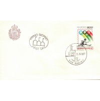 1987 - FDC REPUBBLICA DI SAN MARINO - OLYMPHILEX - 