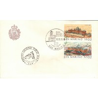 1988 - FDC REPUBBLICA DI SAN MARINO - L'AIA 1885-1988