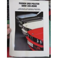 1990 - TABELLA COLORI BMW SERIE 3 + RIVESTIMENTI INTERNI