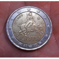 2 EURO GRECIA 2002 - ERRORE DI CONIO - DECENTRATA - S NELLA STELLA