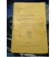 A. ROMANELLI BRESCIA - NOZIONI DI STORIA PATRIA CONTEMPORANEA 1907 - 