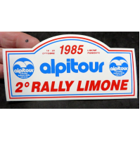 ADESIVO - 2° RALLY LIMONE PIEMONTE - ALPITOUR 1985 -