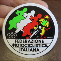 ADESIVO - FEDERAZIONE MOTOCICLISTICA ITALIANA -