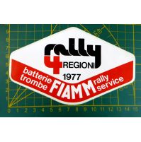 ADESIVO RALLY 4 REGIONI - 1979 - RALLY SERVICE -
