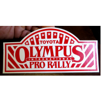 ADESIVO TOYOTA OLYMPUS INTERNATIONAL PRO RALLY -