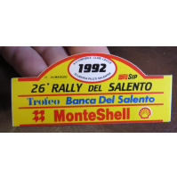 ADESIVO VINTAGE - 26° RALLY DEL SALENTO 1992 -