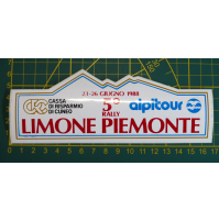 ADESIVO VINTAGE - 5° RALLY LIMONE PIEMONTE - 1988