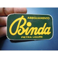 ADESIVO VINTAGE - ABBIGLIAMENTO BINDA PIETRA LIGURE - 