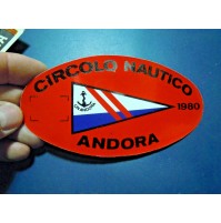 ADESIVO VINTAGE - CIRCOLO NAUTICO ANDORA - 1980 