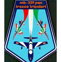 ADESIVO VINTAGE - MB-339 PAN FRECCE TRICOLORI AERONAUTICA MILITARE ITALIANA 