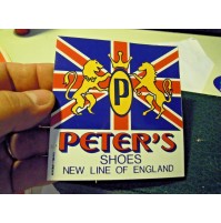 ADESIVO VINTAGE - PETER'S SHOES NEW LINE OF ENGLAND - C12-198