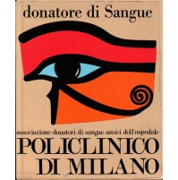 ADESIVO VINTAGE - POLICLINICO DI MILANO DONATORI DI SANGUE -  C11-191